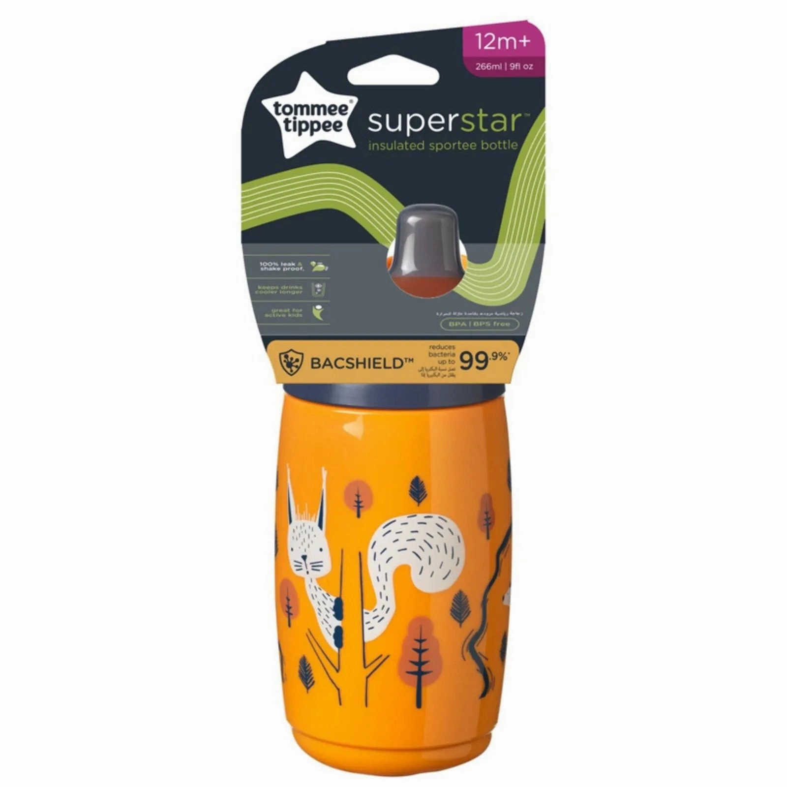 Tommee Tippee Insulated  Sportee 266ml 12m 