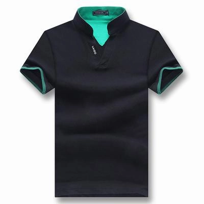 West Louis™ Summer Short Sleeved Turn Down Collar Polo Shirt