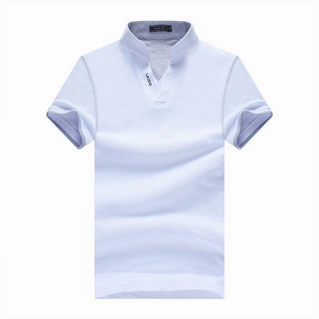 West Louis™ Summer Short Sleeved Turn Down Collar Polo Shirt