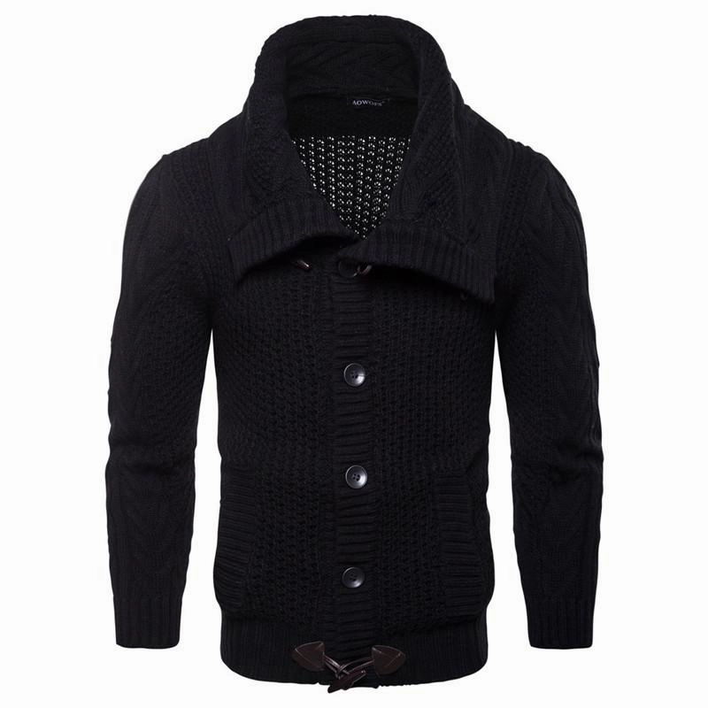 West Louis™ Turndown Collar Slim Sweater