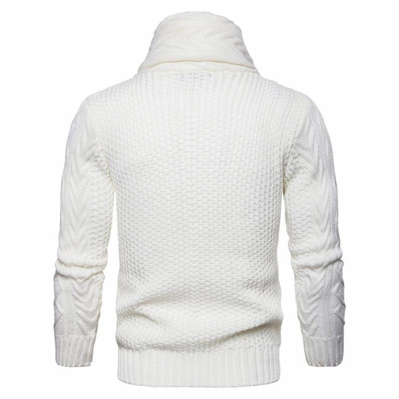 West Louis™ Turndown Collar Slim Sweater