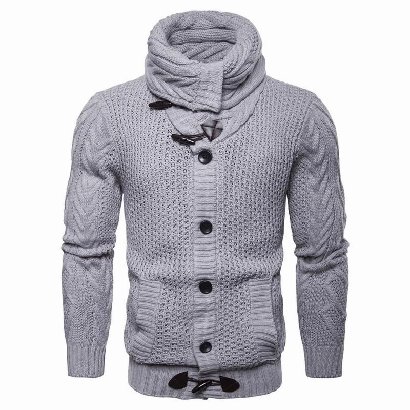 West Louis™ Turndown Collar Slim Sweater