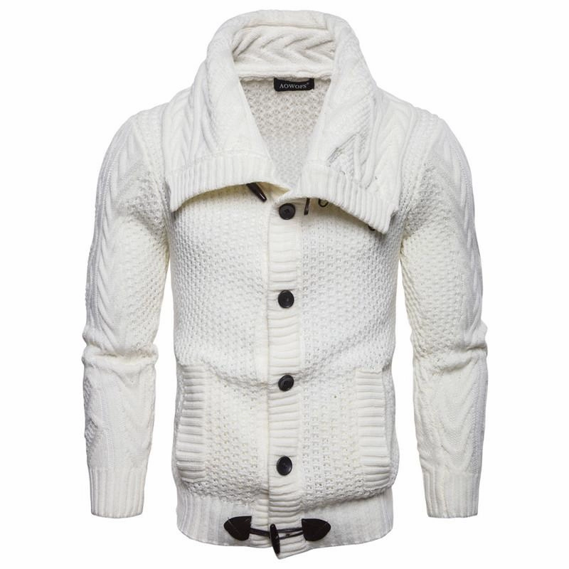 West Louis™ Turndown Collar Slim Sweater