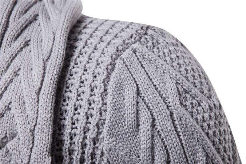 West Louis™ Turndown Collar Slim Sweater
