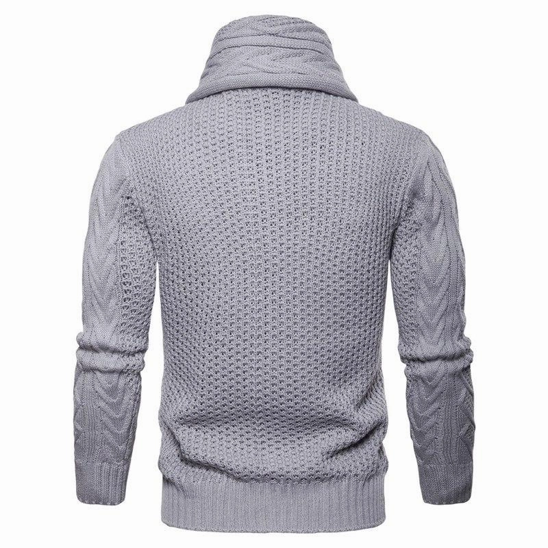 West Louis™ Turndown Collar Slim Sweater