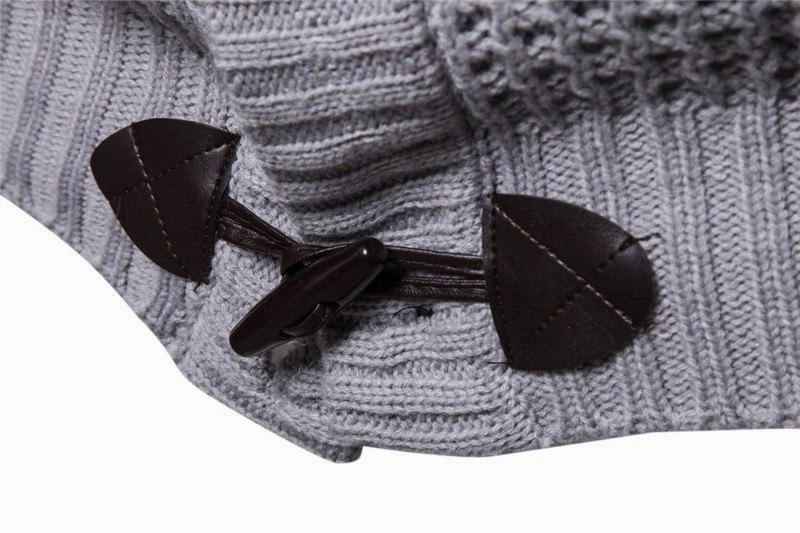 West Louis™ Turndown Collar Slim Sweater