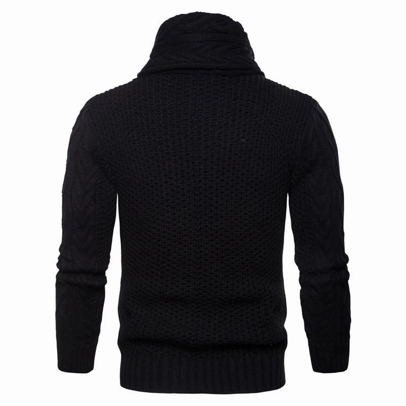 West Louis™ Turndown Collar Slim Sweater