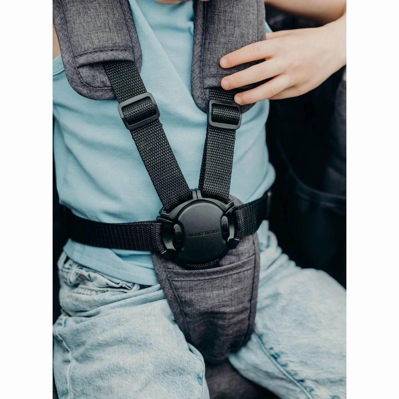Wonderfold W2 Elite Double Stroller Wagon - Charcoal Grey