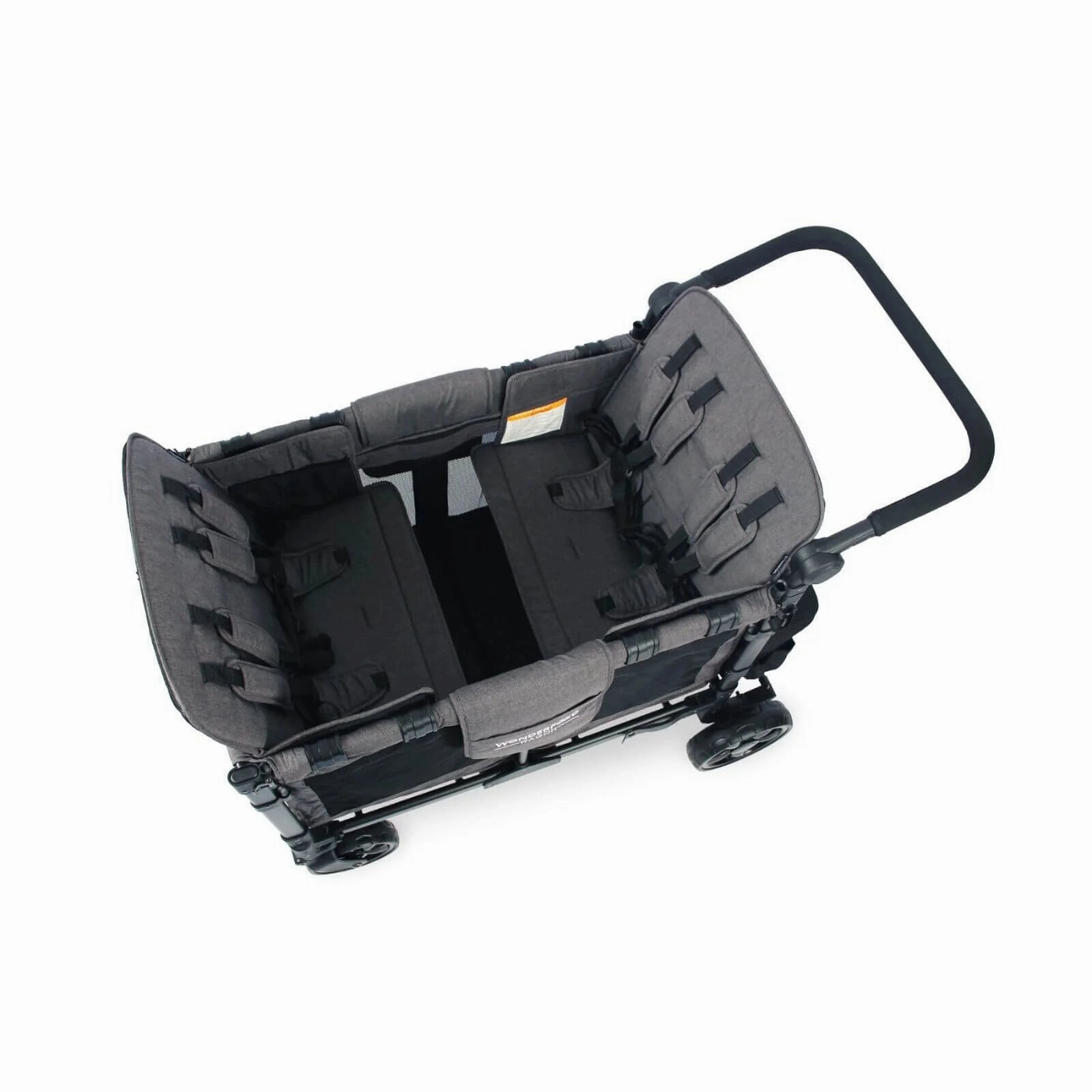Wonderfold Wagon W4 Elite Quad Stroller Wagon - Charcoal Grey