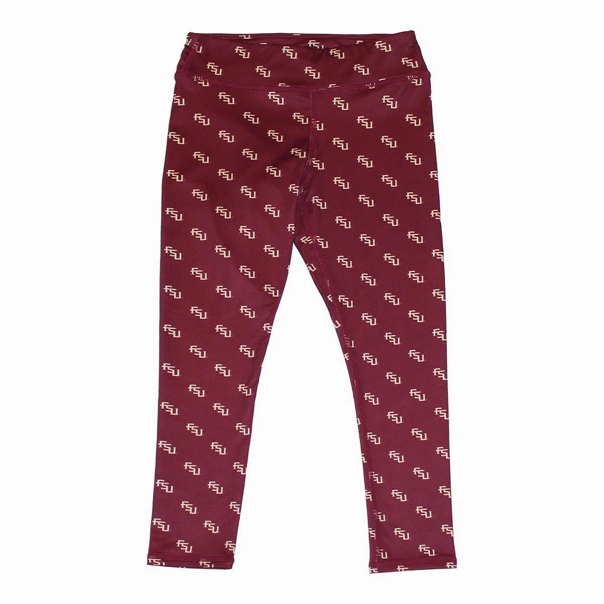 ZooZatz Toddler Girl's Stacked FSU AOP Leggings - Garnet